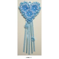 fiocco cuore baby idea 130x47 rosa