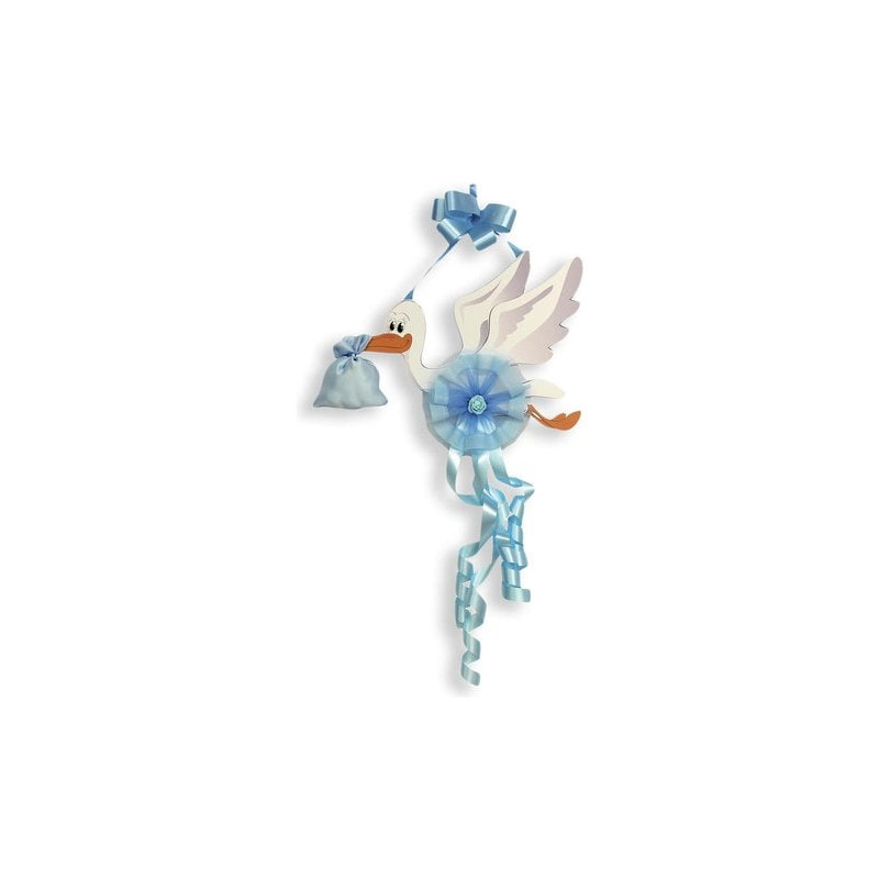 fiocco nascia baby idea cicogna media azzurro