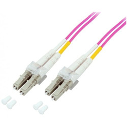 Cavo fibra ottica lc/lc 50/125 multimodale 15 m om4