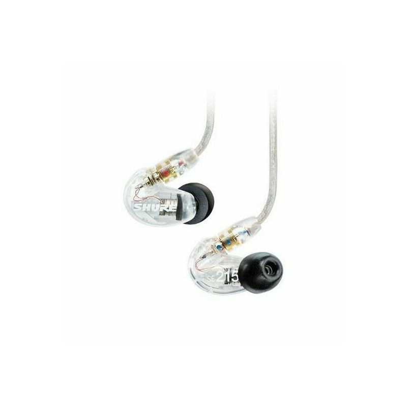 auricolari shure se215-cl-efs trasparente