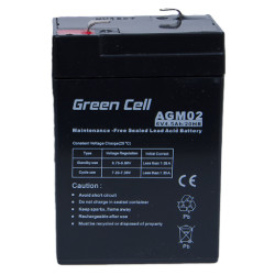 batteria green cell agm gc 6v 4.5ah [azgceuaz0000002]
