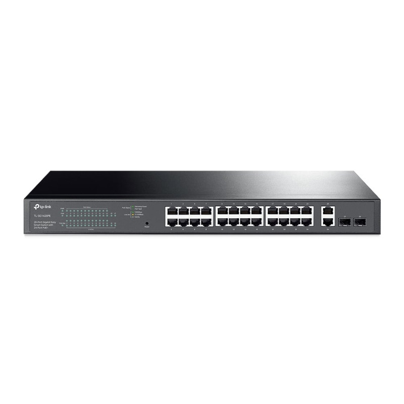 switch tp-link sg1428pe 24xgb-poe+ 2xgb 2xsfp [nutplss28000002]