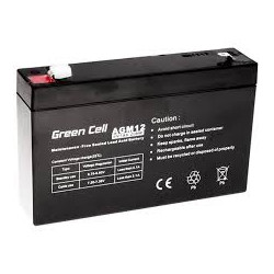 batteria gruppo di continuita' green cell agm 6v 7ah