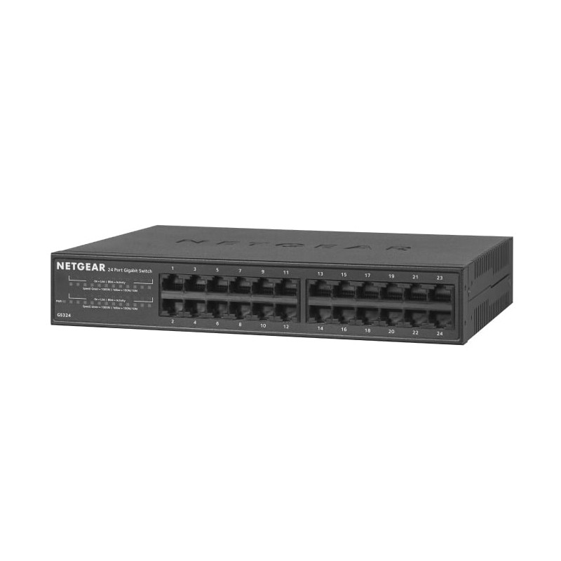 switch netgear gs324 48 gbit/s 24-porte [nuntgss24000000]