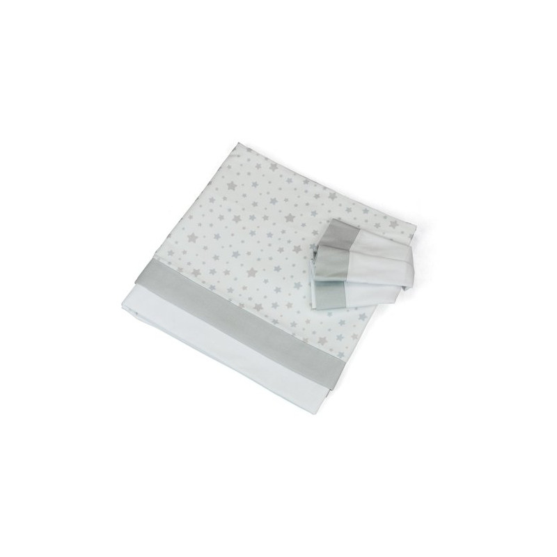 set lenzuolino baby idea stelline 3pz