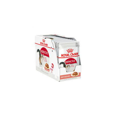 mangime royal canin instinctive cibo in salsa per gatti 12x85g