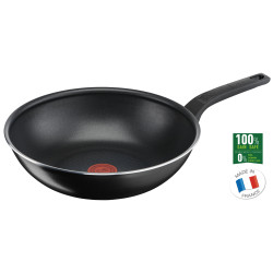 wok tefal easy cook 28cm nero [b55519]