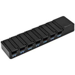 Hub usb silverstone sst-uc03b-pro 7 porte 36w nero [sst-uc03b-pro]