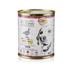 cibo umido o'canis per cani in scatola miglio d'anatra e