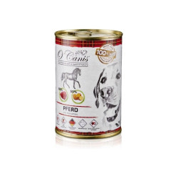 cibo umido o'canis per cani in scatola carne di cavallo con patate