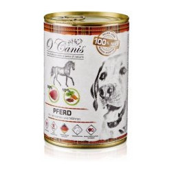 cibo umido per cani o'canis carne di cavallo con verdure e semi