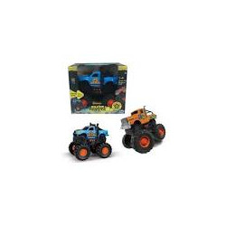 modellino ods silver monster truck a frizione con luci e suoni 24cm
