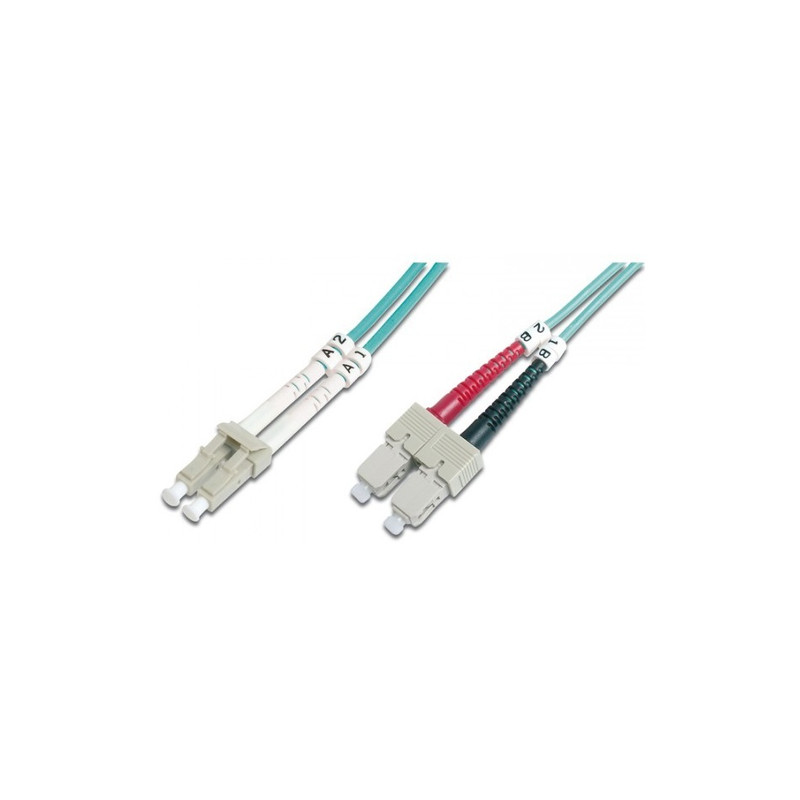 Cavo fibra ottica sc/lc multimodale 20 m om3