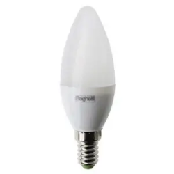 lampadina led beghelli ad risparmio energetico 7w e14 oliva