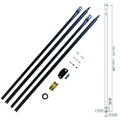 aste serratura moia 252/253 2pz [100a]