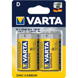 pile varta 2020 zinco-carbonio 1.5v giallo 2pz [02020101412]