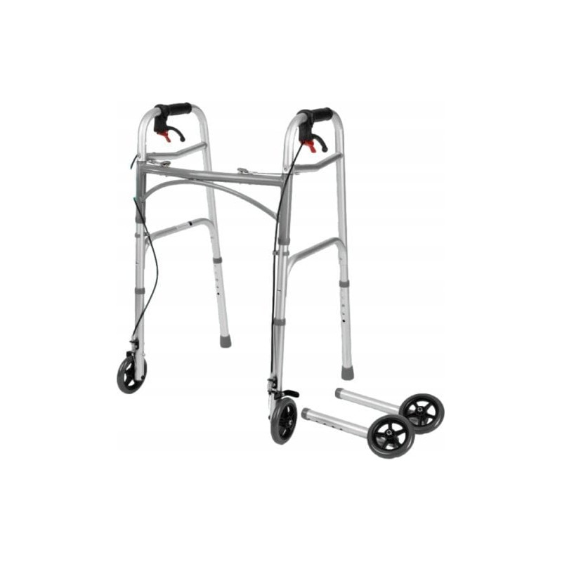 camminatore timago jmc-c3223 a quattro ruote con freni max 136kg