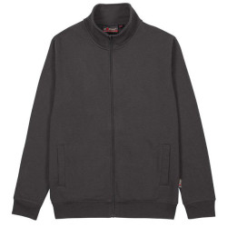 felpa da lavoro u power sotra zip lunga taglia xl grigio meteorite