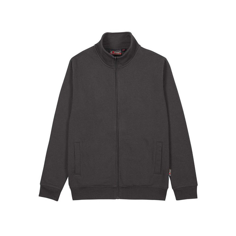 felpa da lavoro u power sotra zip lunga taglia xxl grigio meteorite