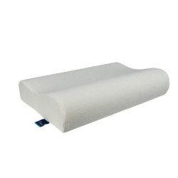 cuscino ortopedico timago per dormire profilato 60x40x12cm bianco
