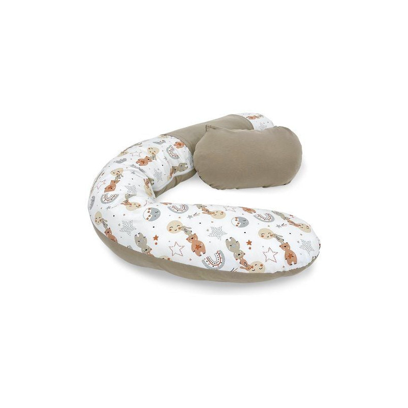 cuscino gravidanza baby idea polly 5801 fbg con supporto lombare