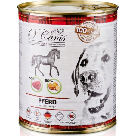 cibo umido o'canis carne di cavallo con patate per cani 800g