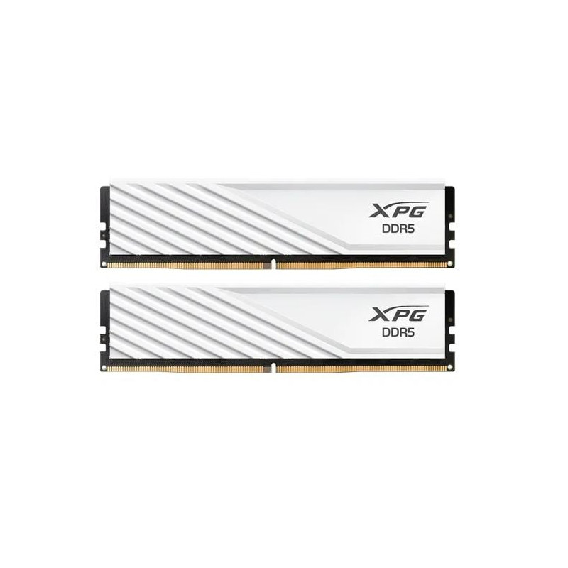 ram dimm ddr5 64gb adata ddr5-5600 dual-kit cl48 bianco [ax5u5600c4632g-dtlabwh]