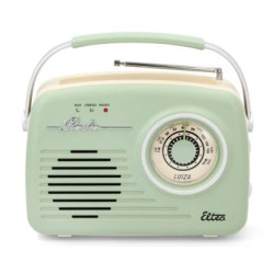 radio retro eltra luiza sp-11 mp3 usb sd menta [ubeltrpluizamie]
