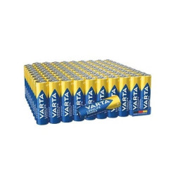 set di pile alcaline longlife power batterie lr06 aa mignon tray