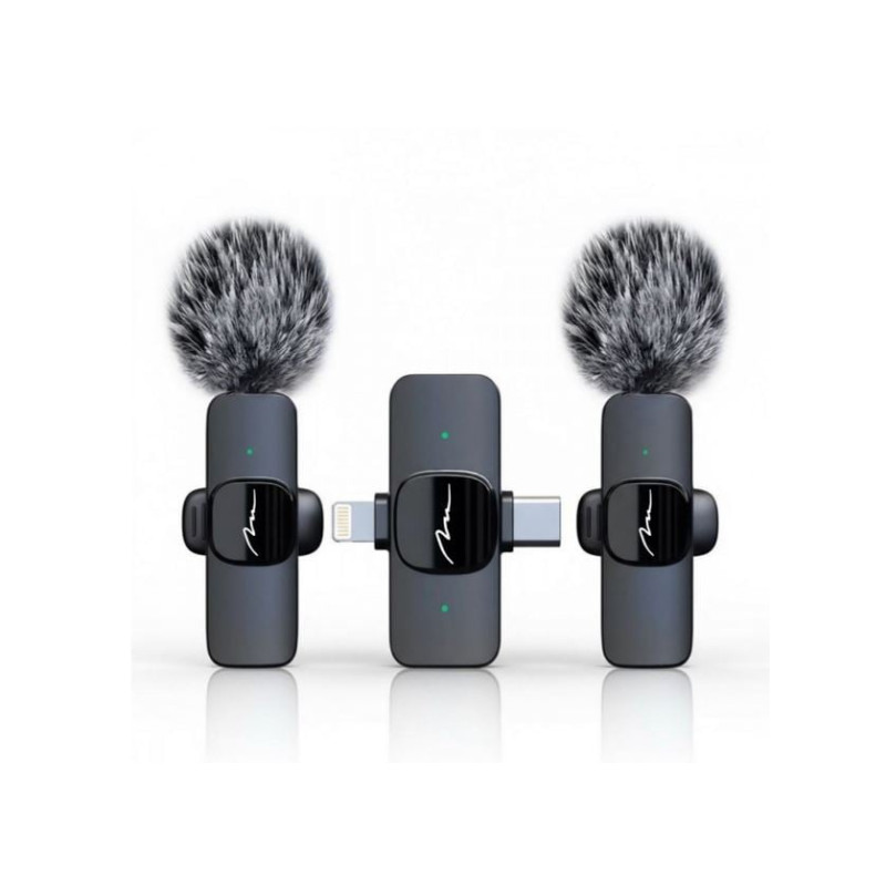 set di microfoni lavalier media-tech mt416 wireless [uhmdtm000000007]