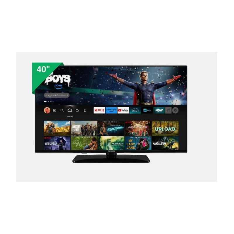 tv led 40" telefunken te40759b50v4f full hd 1920x1080p smart