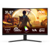 monitor led 31.5'' aoc c32g42ze curvo full hd 1920x1080 240hz