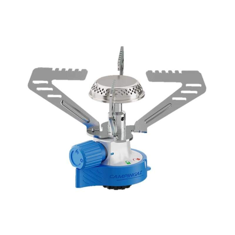 fornello a gas campingaz connect cv 1.25kw argento/blu [2227471]