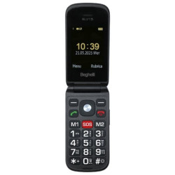 cellulare beghelli salvalavita phone slv15 gsm nero [9137n]