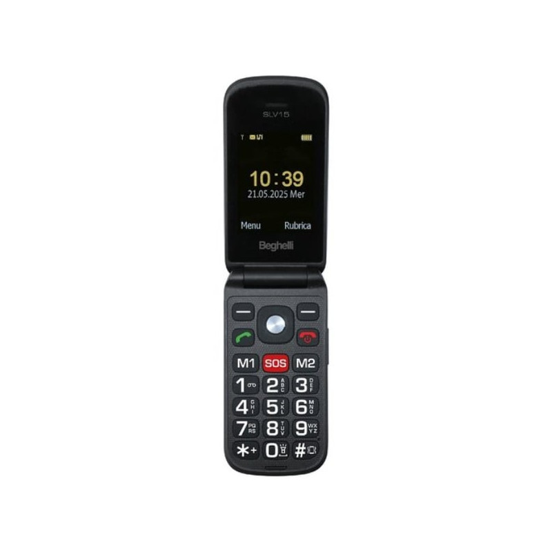 cellulare beghelli salvalavita phone slv15 gsm nero [9137n]