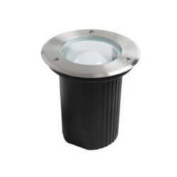 faretto da pavimento kanlux xard 40w e27 ip67 acciaio inossidabile-nero