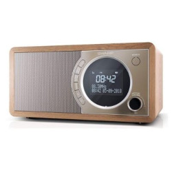 radiosveglia sharp dr-450br marrone [dr-450br]