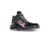 scarpe antinfortunistiche u power boston s taglia 43 nero rosso [0ri11044-43]