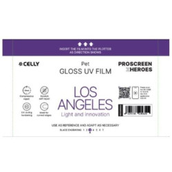 pellicola protettiva celly profilm uv glossy los angeles 10pz [profilmpro10uv]