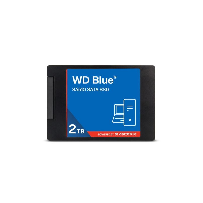 ssd 2tb western digital sa510 2.5'' sata3 blu [wds200t5b0a-00lmp0]