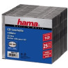 custodia cd hama 25 pz. vuote slim nero 51167 [51167]