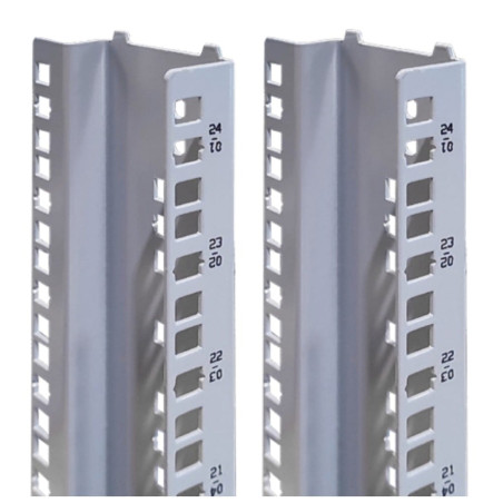 staffe montanti per rack 19'' 27u