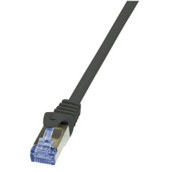 logilink cat6a s/ftp patchkabel awg26 pimf schw. 3,00m [cq3063s]