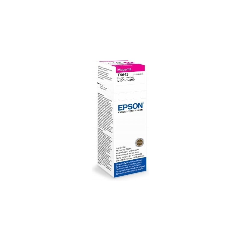cartuccia epson flacone t6643 magenta [c13t66434a]