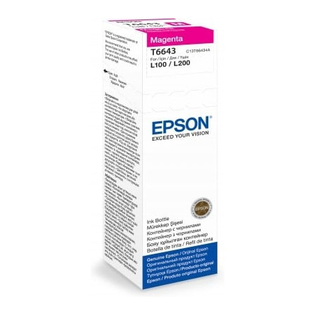 cartuccia epson flacone t6643 magenta [c13t66434a]