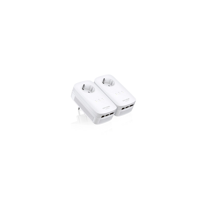 starter kit powerline tp-link 1200mbit 3x lan bianco [tl-pa8030p