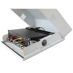 armadio a muro techly 19'' 3u grigio