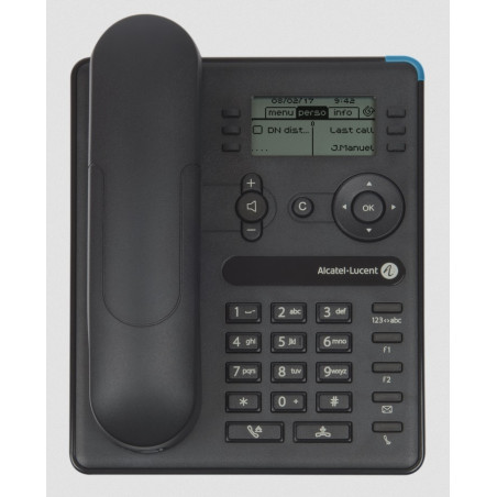 telefono fisso alcatel 8008 entry-level nero [3mg08010aa]