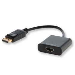 adattatore savio cl-55 displayport a hdmi m/f nero