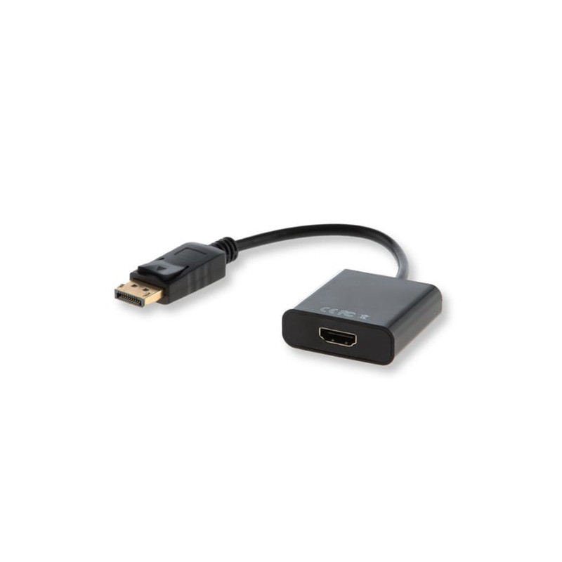 adattatore savio cl-55 displayport a hdmi m/f nero